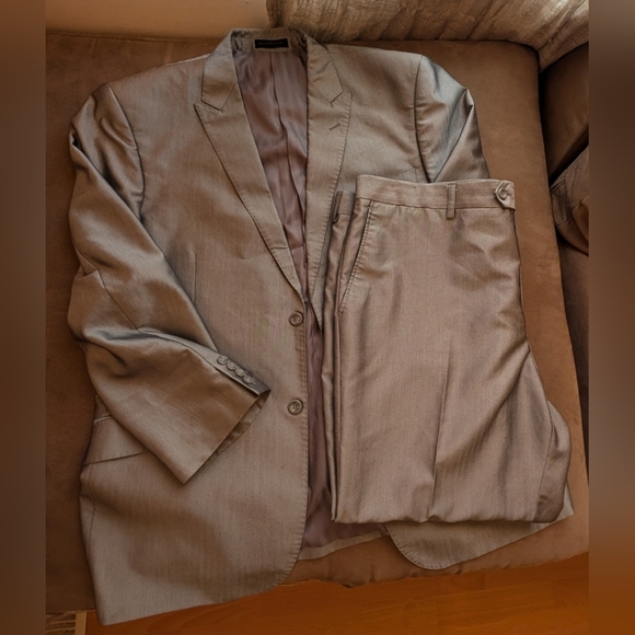 Vintage Gray Suit Timeless Elegance From Vinci - Picture 1 of 9